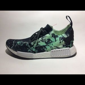 Adidas Mens Size 10 NMD R1 PK Nomad Green Shoes